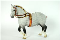 Lot 149 - A Beswick harnessed horse