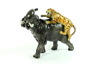 Lot 153 - A Beswick model of a Snarling Tiger on the back of an Elephant
