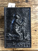 Lot 639 - In interest relating to the abolition of slavery, a cast iron tobacco box