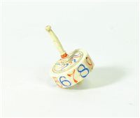 Lot 638 - A 19th century bone work spinning top