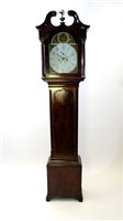 Lot 498 - A George III mahogany longcase clock