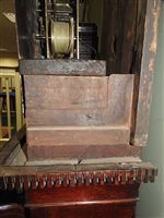 Lot 498 - A George III mahogany longcase clock
