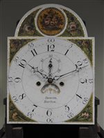 Lot 498 - A George III mahogany longcase clock