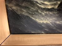 Lot 488 - Stuart Henry Bell, A Squally Night, oil