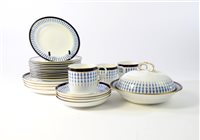 Lot 227 - A Royal Crown Derby part tea and dinner service