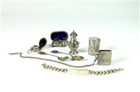 Lot 16 - A small collection of silver