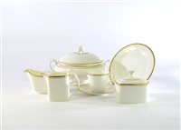 Lot 218 - A quantity of Royal Doulton 'Gold Concord', Royal Worcester and other dinner wares