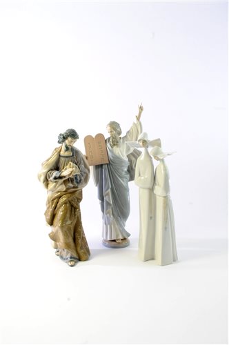 Lot 237 - Three Lladro religious figures