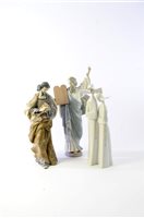 Lot 237 - Three Lladro religious figures