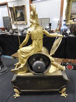 Lot 469 - French Empire mantel clock attributed to Pierre Philippe Thomire