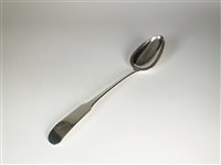 Lot 69 - A Scottish silver basting spoon
