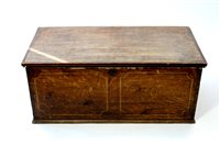 Lot 545 - A Victorian scumbled pine blanket chest