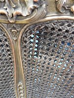 Lot 864 - A French giltwood Bergère tub chair c1900