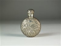 Lot 73 - A Victorian silver scent bottle