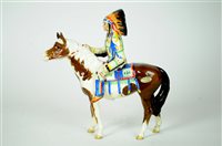 Lot 162 - A Beswick model of a Mounted Indian