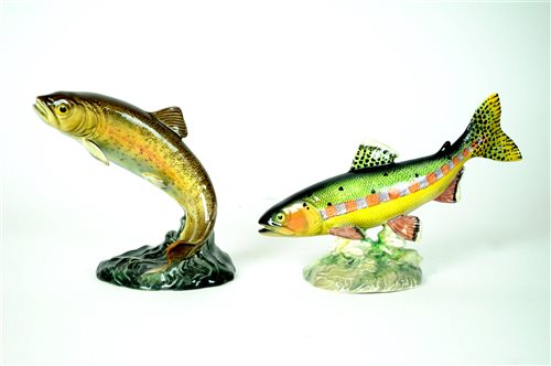 Lot 164 - A group of Beswick fish