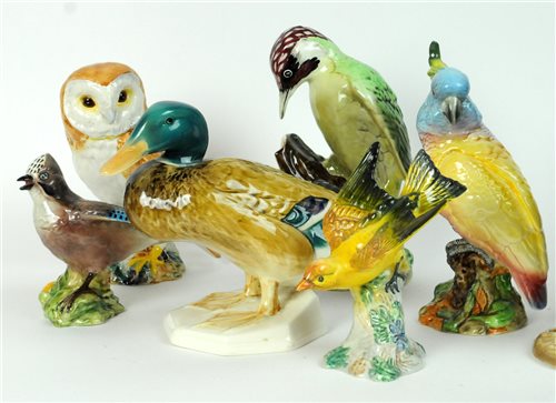 Lot 241 - Six Beswick models of birds