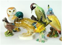 Lot 241 - Six Beswick models of birds