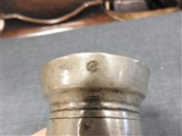 Lot 137 - A collection of pewter drinking vessels