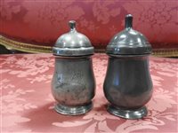 Lot 138 - Two 19th century spice canisters