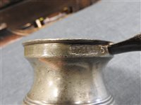 Lot 752 - A collection of pewter drinking vessels and measures