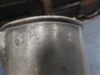 Lot 752 - A collection of pewter drinking vessels and measures