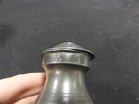 Lot 151 - A Victorian pewter trophy tankard, 1865