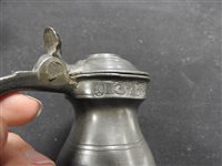 Lot 151 - A Victorian pewter trophy tankard, 1865