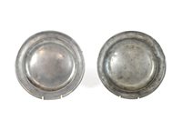 Lot 182 - Six pewter plates
