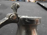 Lot 183 - A small collection of eight assorted pewter items