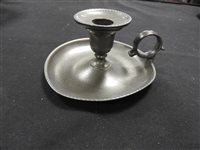 Lot 183 - A small collection of eight assorted pewter items