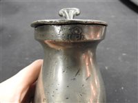 Lot 183 - A small collection of eight assorted pewter items