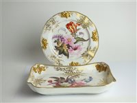 Lot 100 - A part service of five John Rose, Coalport