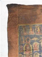 Lot 222 - A thangka of Samantabhadra and Samantabhadri, Tibet