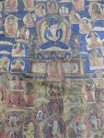 Lot 222 - A thangka of Samantabhadra and Samantabhadri, Tibet