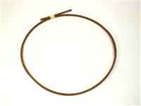 Lot 710 - An Edwardian rolling hoop and strike