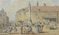 Lot 392 - Manner of Thomas Rowlandson, Market Cross