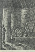 Lot 399 - John Bowen, a barn at Stradey Castle