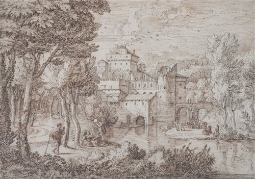 Lot 56 - Attributed to Johannes Glaubber, pen and ink