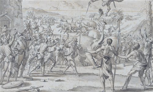 Lot 55 - Attributed to Jan Goeree (1670-1731), Easter Tournament