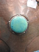 Lot 517 - An Arts and Crafts copper light fitting circa 1900