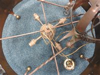 Lot 517 - An Arts and Crafts copper light fitting circa 1900