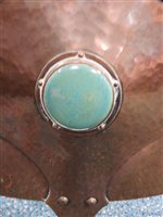 Lot 517 - An Arts and Crafts copper light fitting circa 1900