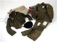 Lot 252 - A large collection of assorted military uniform, WW2 and later