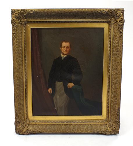 Lot 66 - A portrait of a gentleman, Mr George Dell (1829-1870)