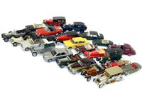 Lot 303 - An unboxed group of 1/24 Kyosho, Franklin Mint and Danbury Mint (24).
