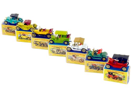 Lot 308 - Boxed Matchbox Models of Yesteryear early-mid 1960’s cars