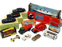 Lot 324 - Triang Minic, Dinky, Solido and Novo Tinplate and Diecast vehicles