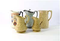 Lot 366 - A collection of 19th century jugs