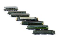 Lot 345 - Graham Farish British Railways Green Engines (5) and DMU (1), N Gauge